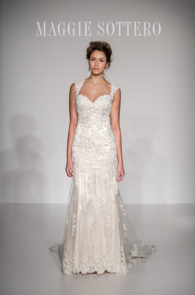 The Pin Page: Lace A-Line Wedding Gowns - Love Maggie